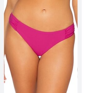 NEW! Athleta Shirred Swim Bikini Bottom Size S